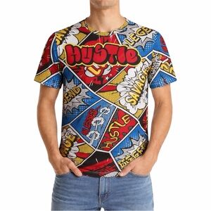Launder Comic Pop Art Graphic T Shirt Men’s M All Over Print Streetwear